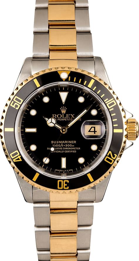 pre owned rolex submariner 16613.